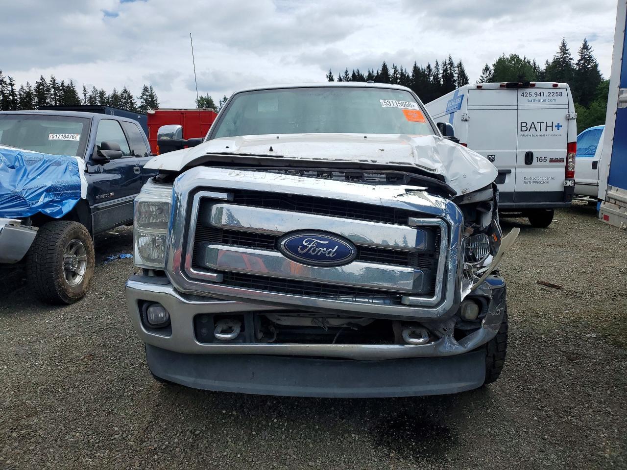 2014 Ford F350 Super Duty Белый vin: 1FT8W3BT6EEA15994