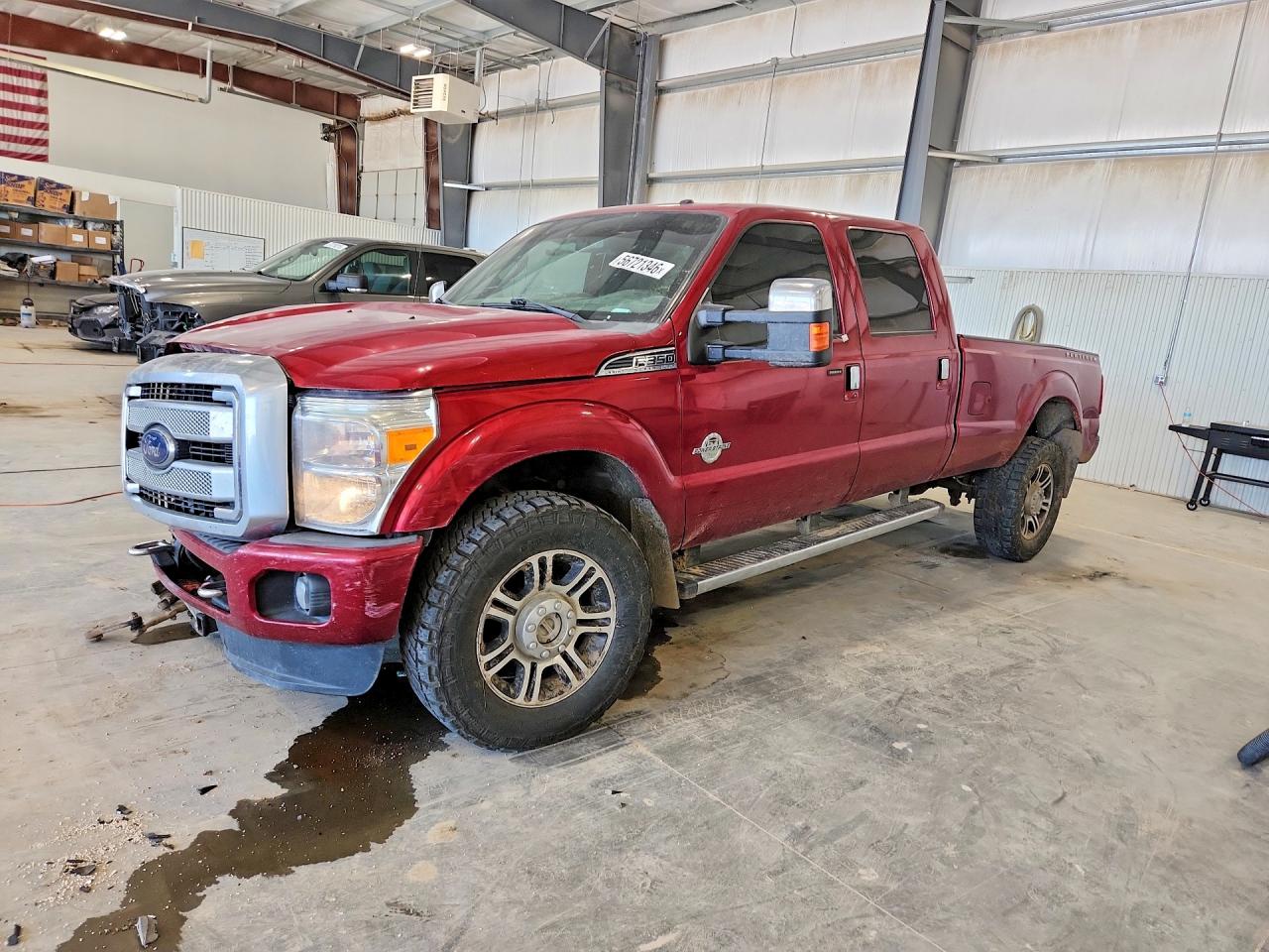 2015 Ford F350 Maroon vin: 1FT8W3BT6FEB17362
