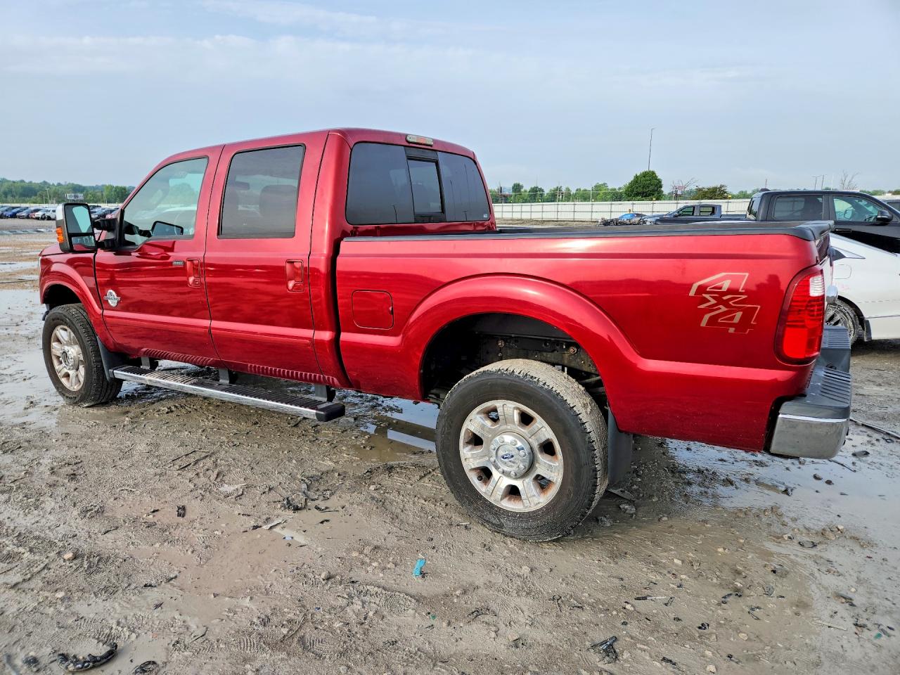 2015 Ford F350 Super Duty Red vin: 1FT8W3BT6FEC56892