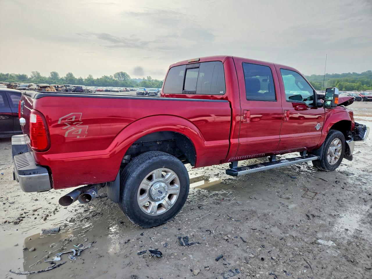 2015 Ford F350 Super Duty Red vin: 1FT8W3BT6FEC56892