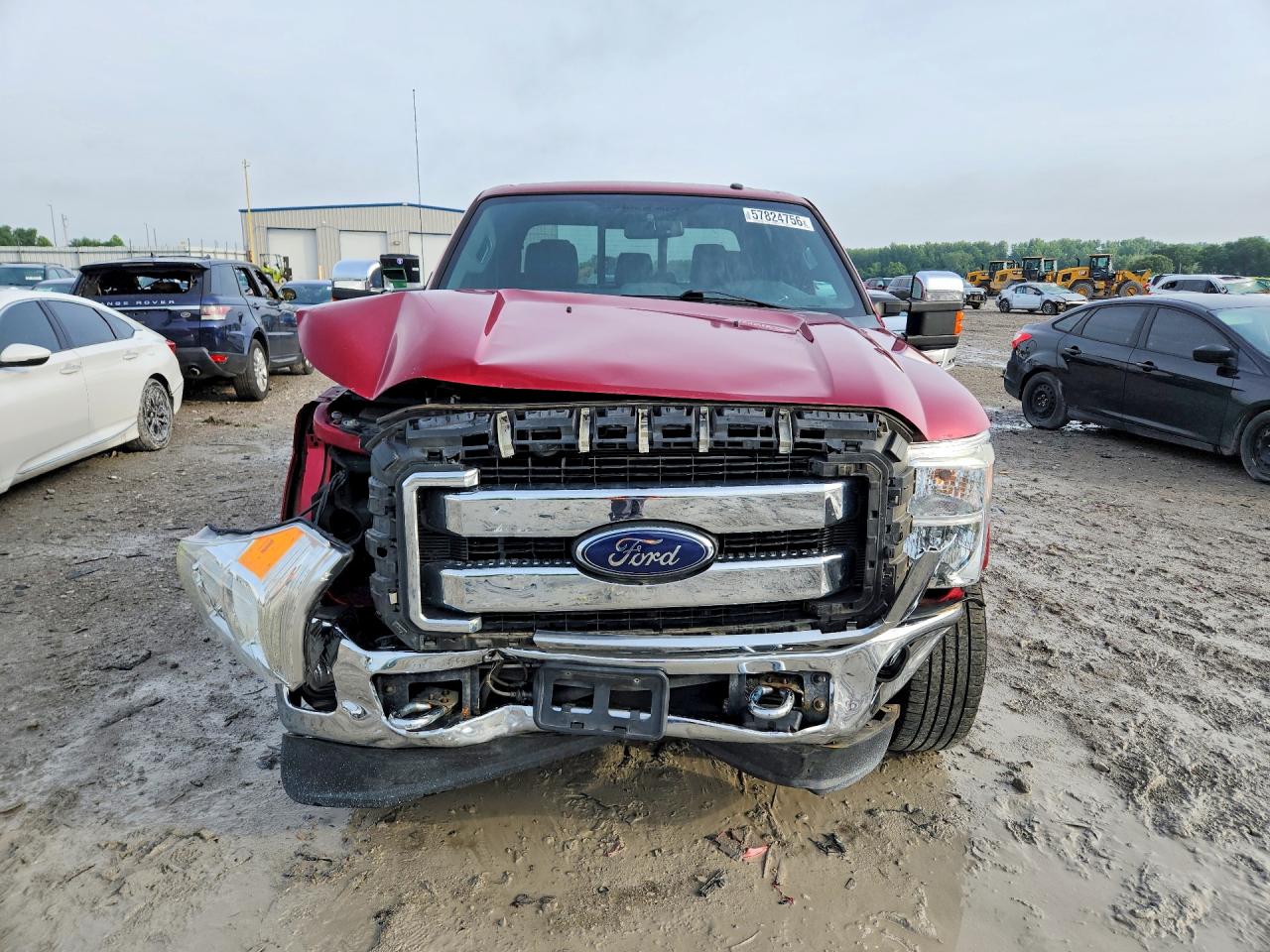 2015 Ford F350 Super Duty Red vin: 1FT8W3BT6FEC56892
