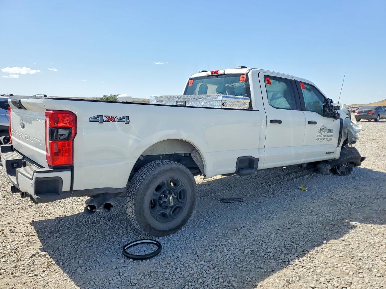 2024 Ford F350 Super Duty White vin: 1FT8W3BT6REC17269