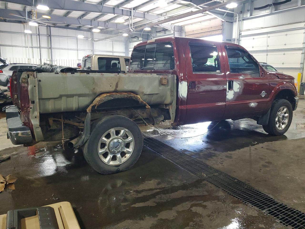 2011 Ford F350 Super Duty Maroon vin: 1FT8W3BT7BEC35737