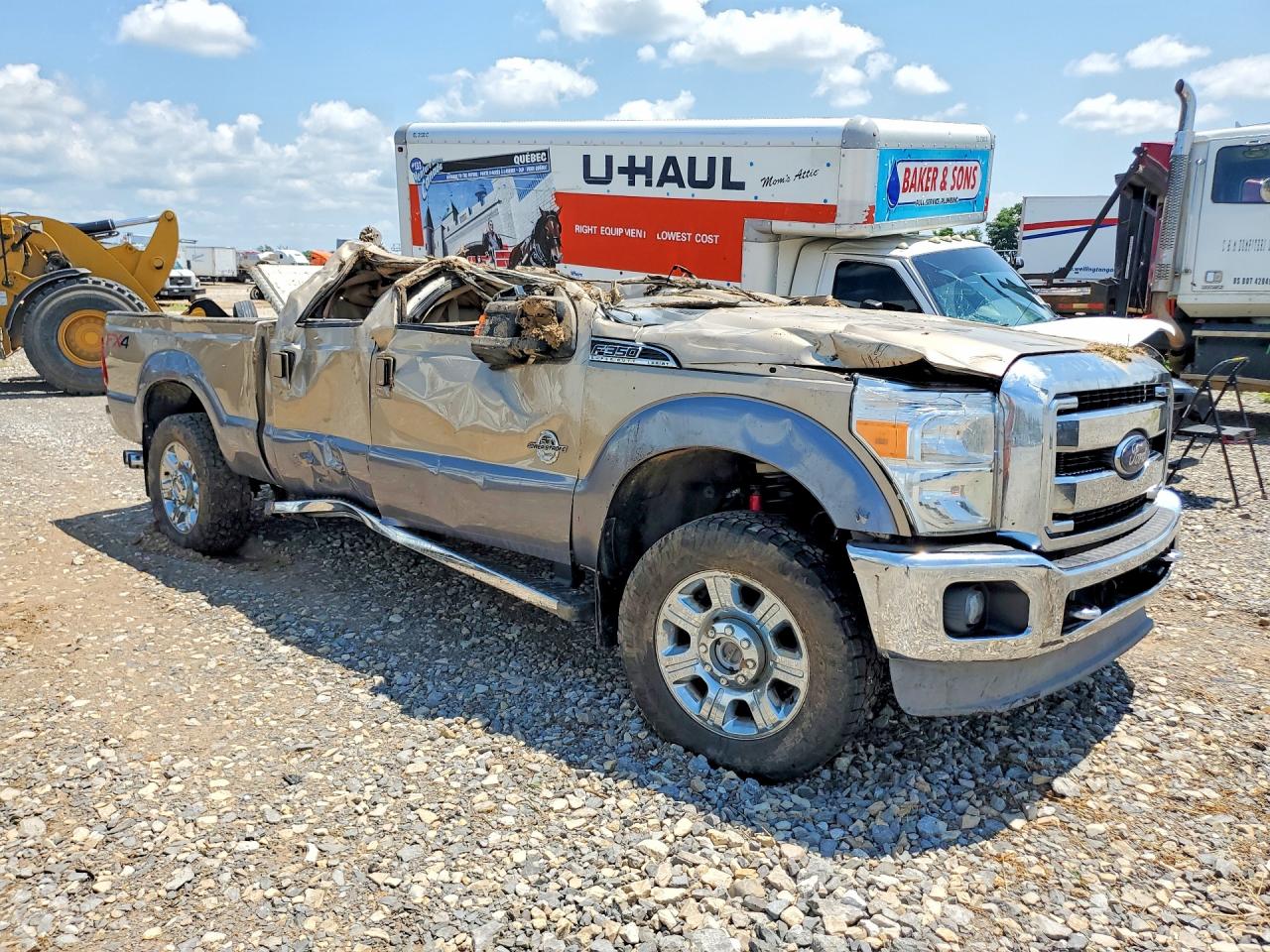 2014 Ford F350 Super Duty Желто-коричневый vin: 1FT8W3BT7EEA47692