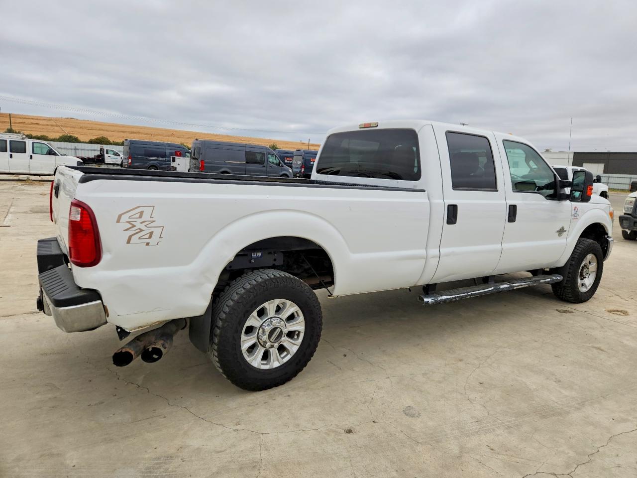 2012 Ford F350 Srw Super Duty White vin: 1FT8W3BT8CEC61829