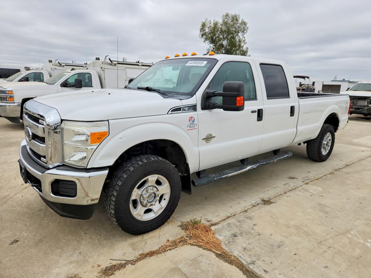 2012 Ford F350 Srw Super Duty White vin: 1FT8W3BT8CEC61829