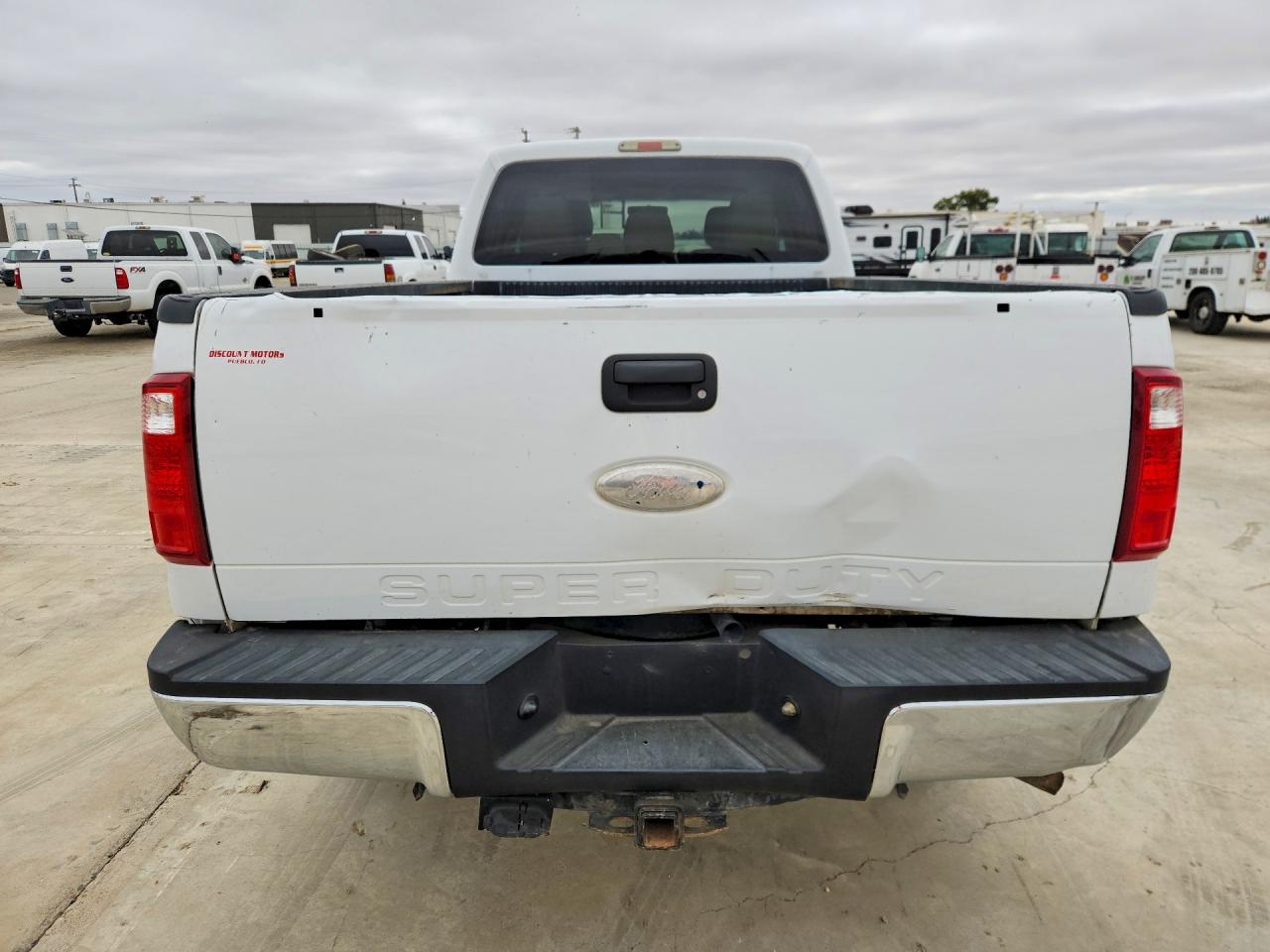 2012 Ford F350 Srw Super Duty White vin: 1FT8W3BT8CEC61829