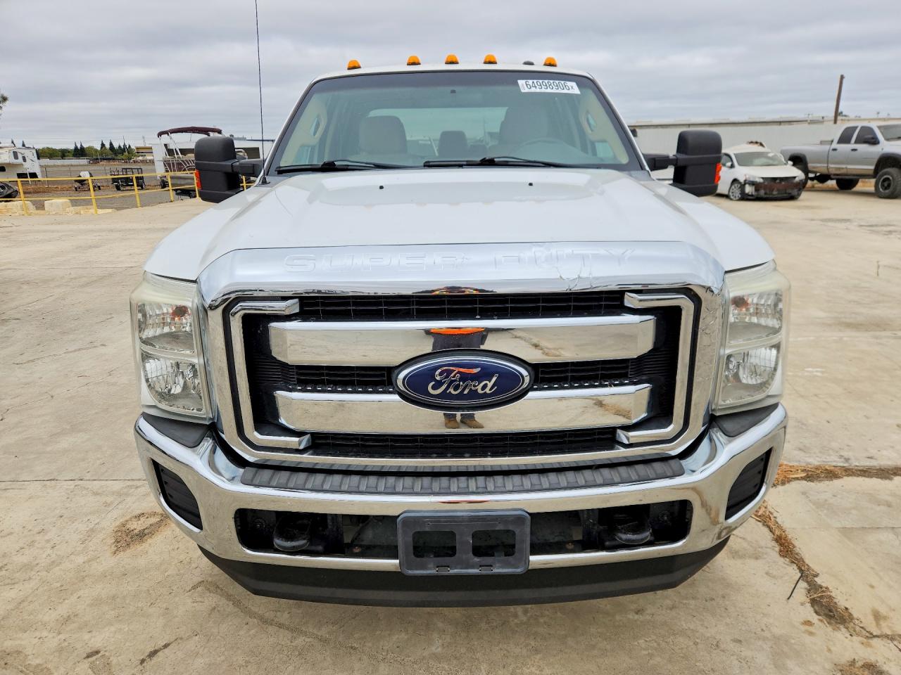 2012 Ford F350 Srw Super Duty White vin: 1FT8W3BT8CEC61829