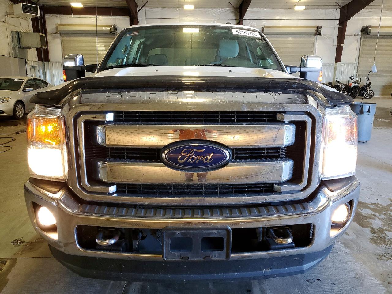2014 Ford F350 Super Duty White vin: 1FT8W3BT8EEB78534