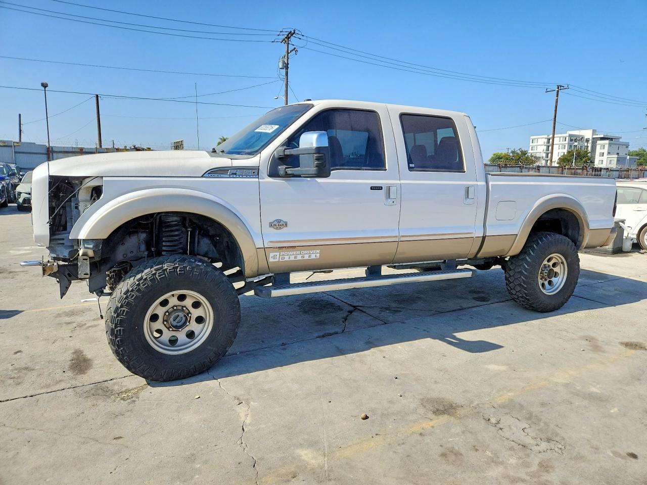 2011 Ford F350 Super Duty Белый vin: 1FT8W3BT9BEC65354
