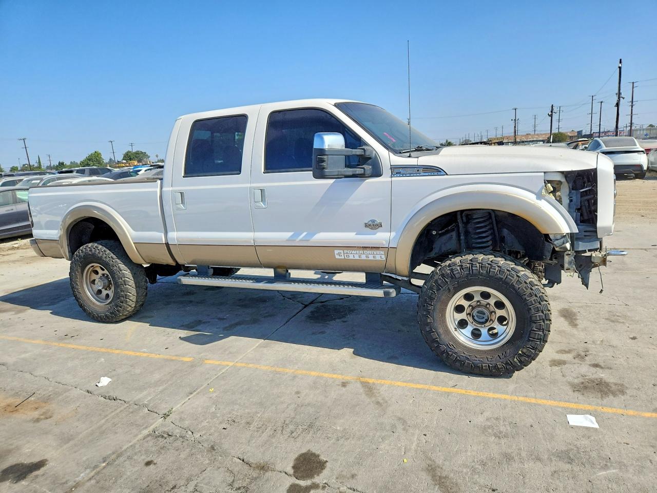 2011 Ford F350 Super Duty Белый vin: 1FT8W3BT9BEC65354