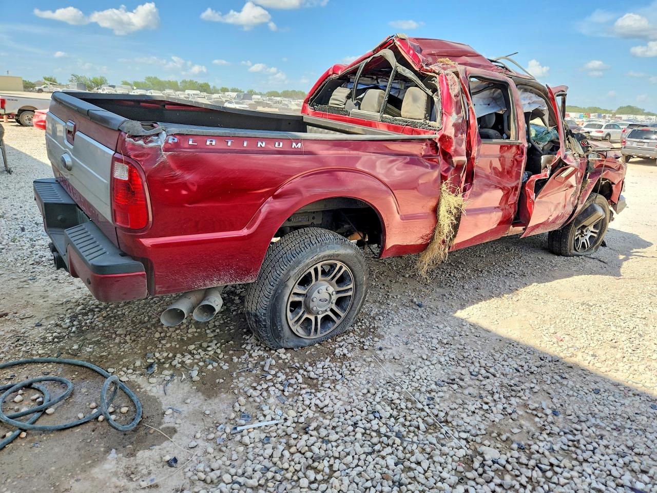 2015 Ford F350 Super Duty Maroon vin: 1FT8W3BT9FEB13984