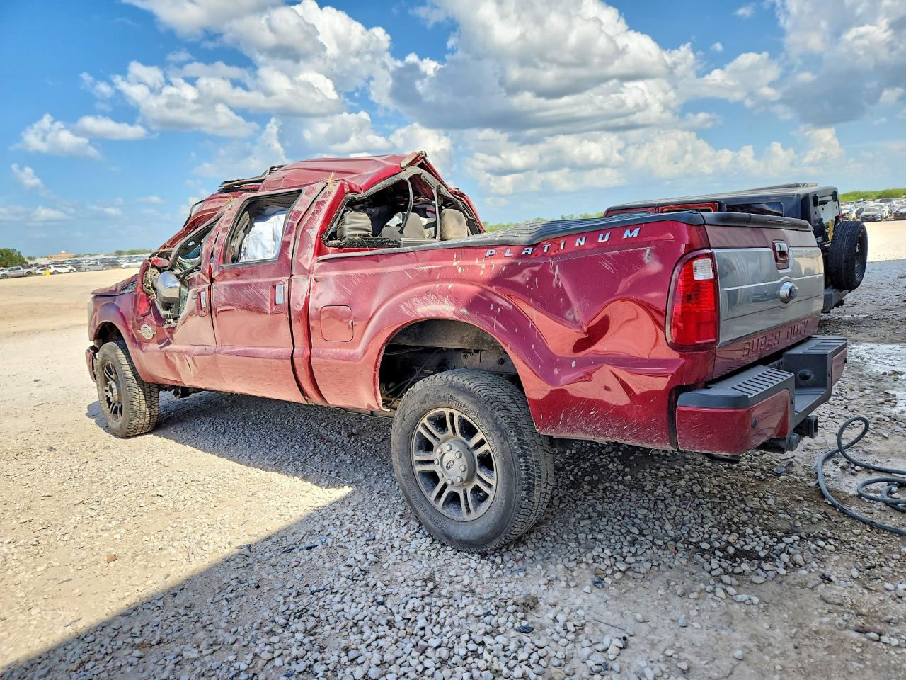 2015 Ford F350 Super Duty Maroon vin: 1FT8W3BT9FEB13984