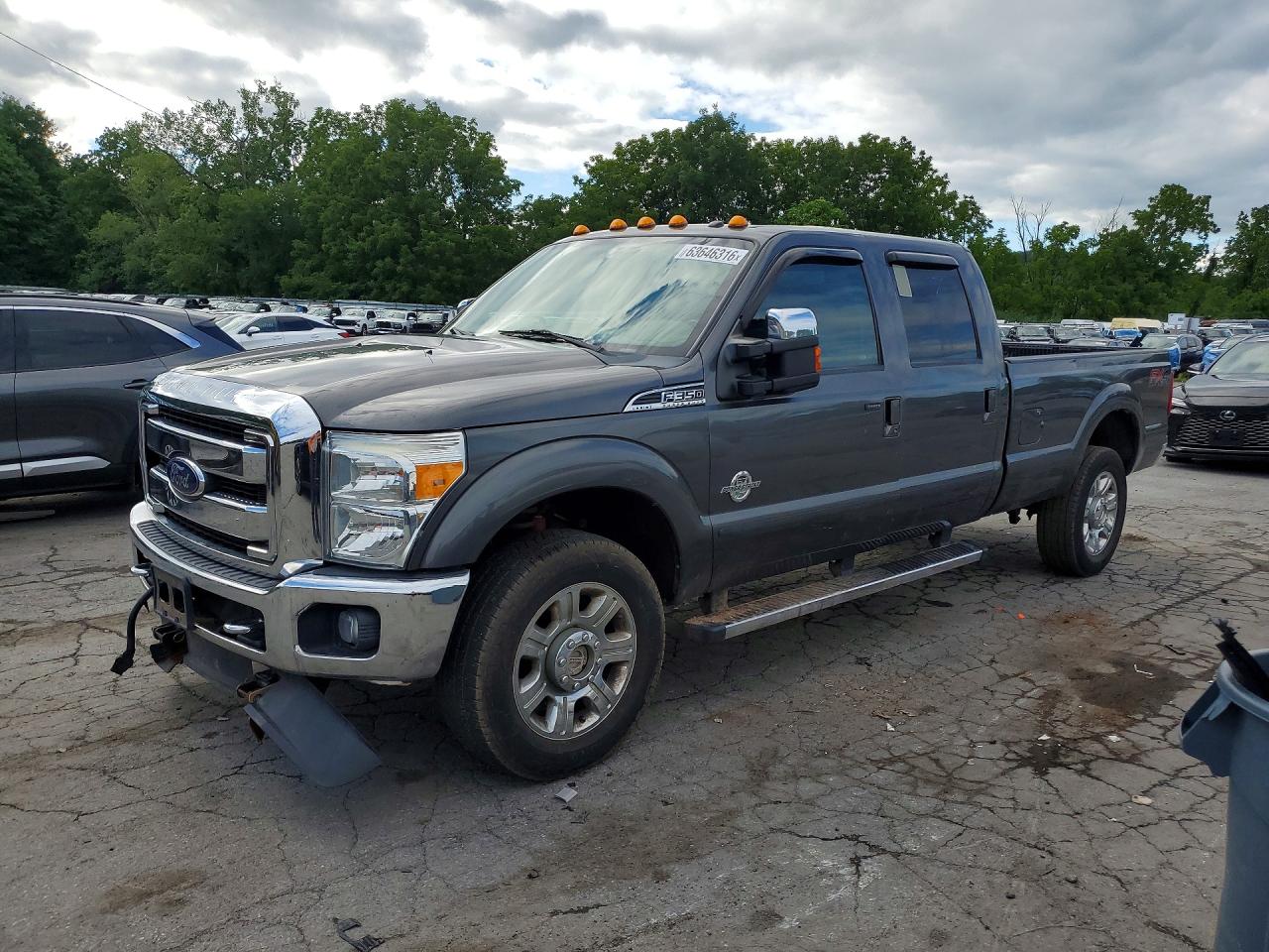 2015 Ford F350 Super Duty Серый vin: 1FT8W3BT9FEB74655
