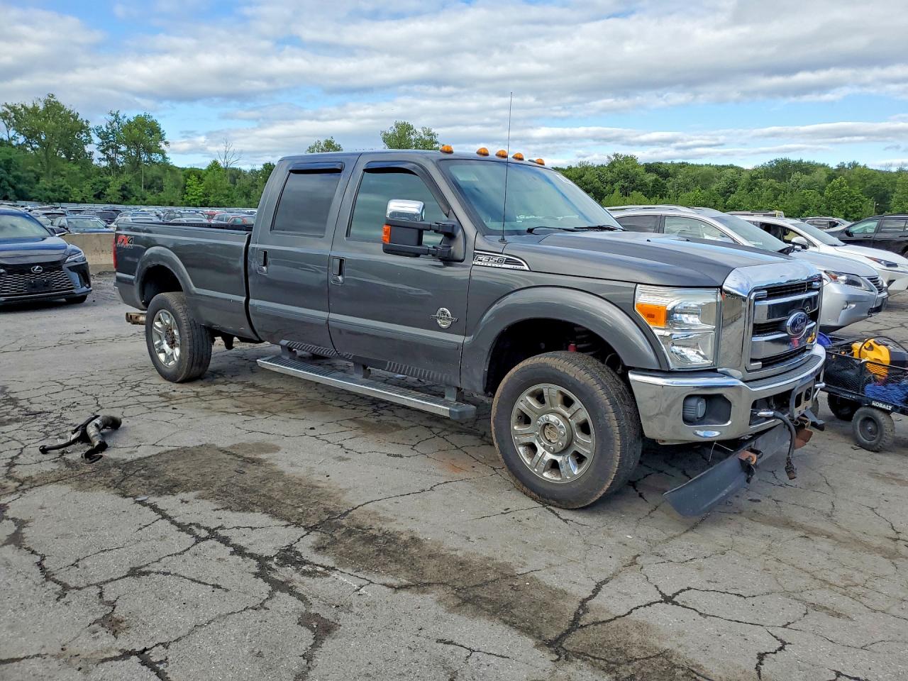 2015 Ford F350 Super Duty Серый vin: 1FT8W3BT9FEB74655