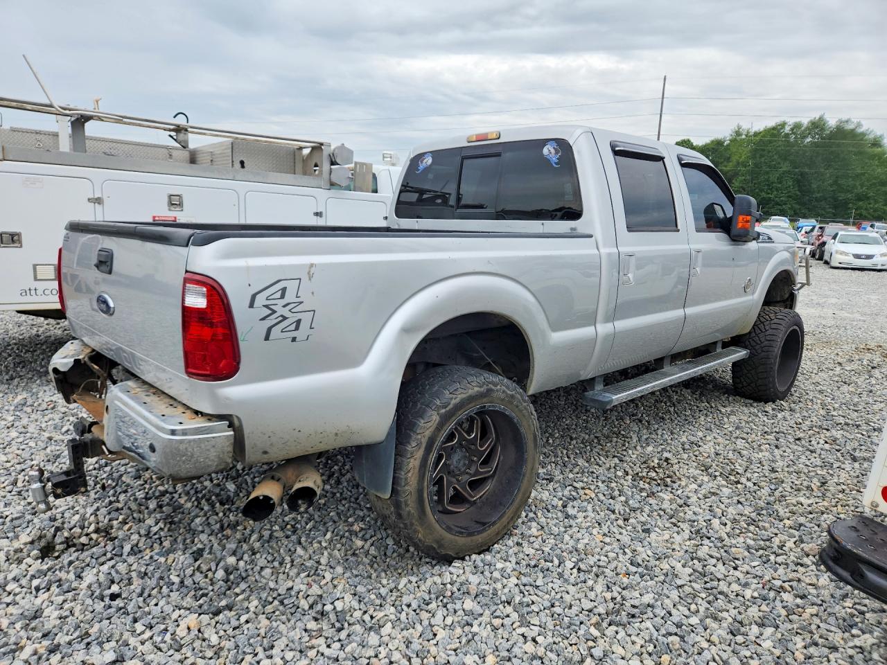 2012 Ford F350 Super Duty Silver vin: 1FT8W3BTXCEA19835