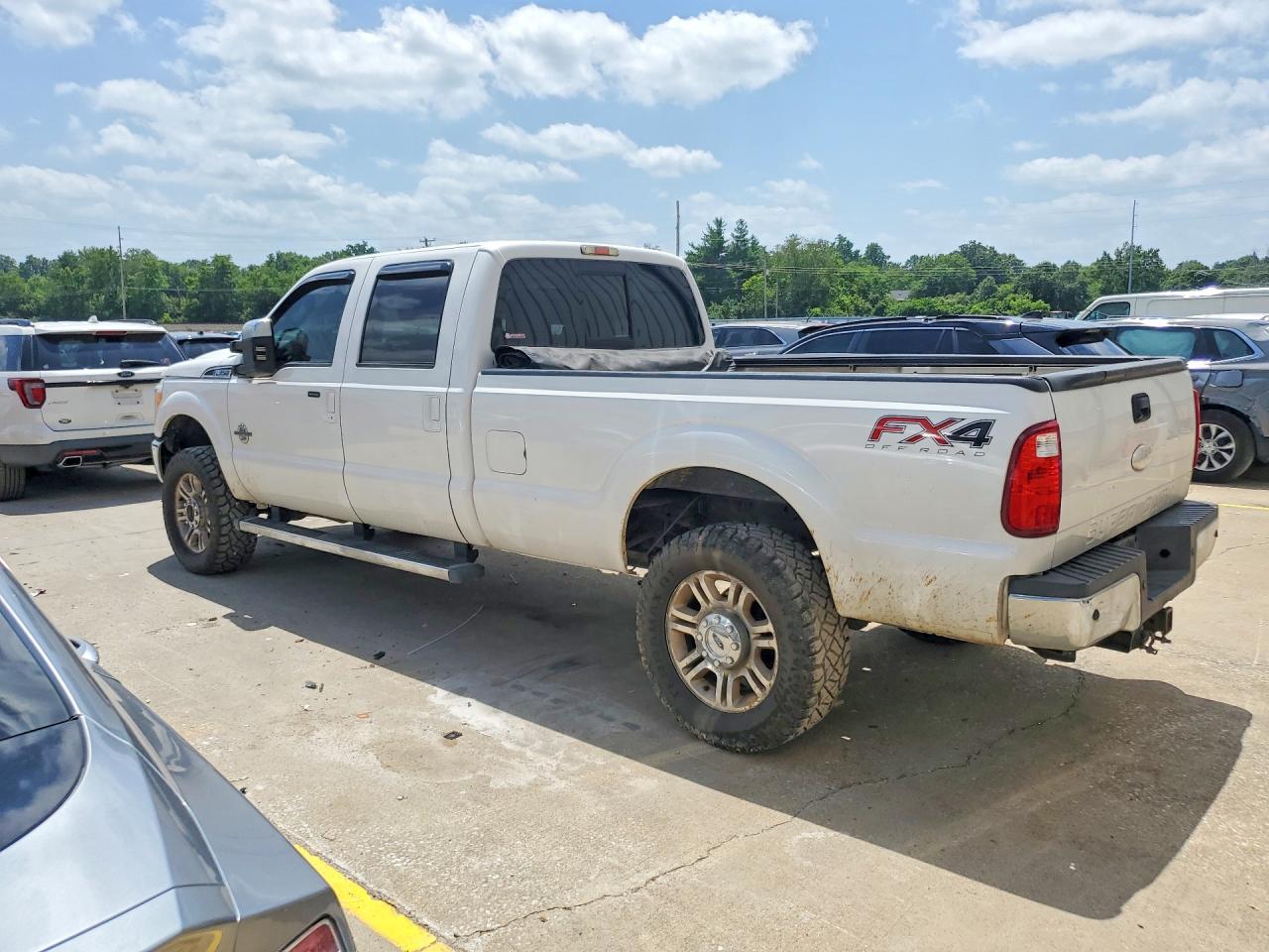 2012 Ford F350 Super Duty White vin: 1FT8W3BTXCEA64287