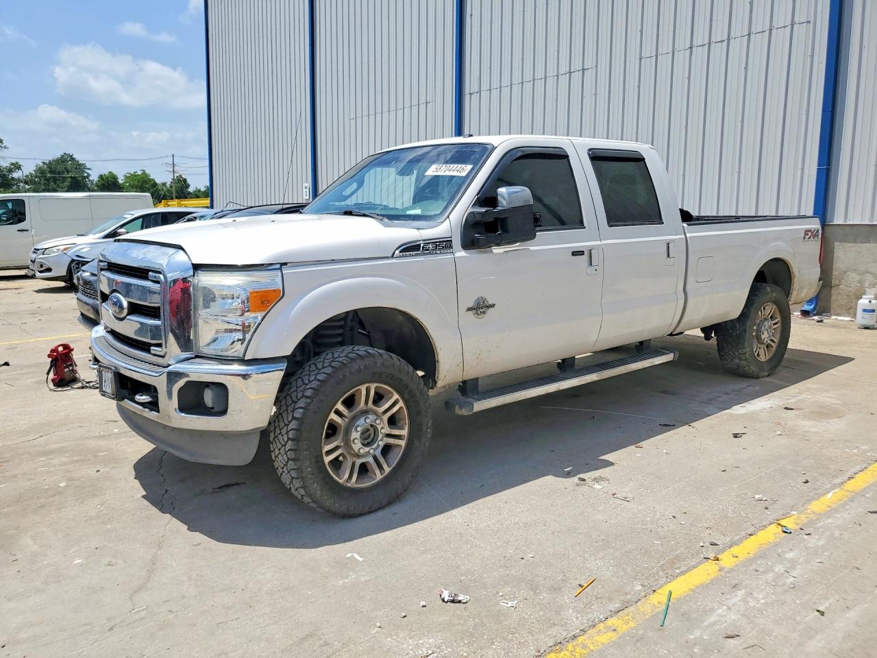 2012 Ford F350 Super Duty White vin: 1FT8W3BTXCEA64287