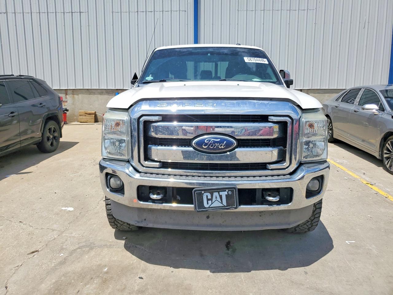 2012 Ford F350 Super Duty White vin: 1FT8W3BTXCEA64287