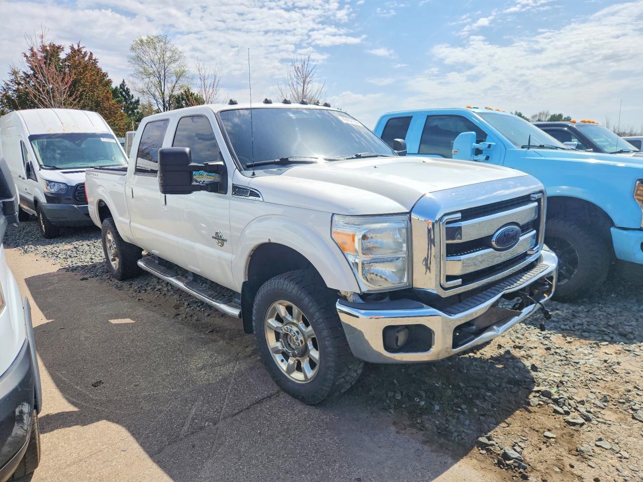 2012 Ford F350 Super Duty Белый vin: 1FT8W3BTXCEA88427
