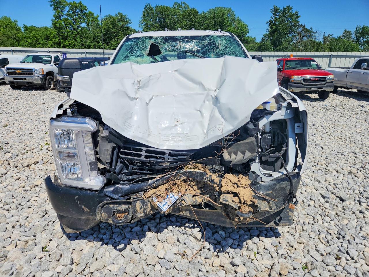 2025 Ford F350 Super Duty White vin: 1FT8W3DA5SED59680