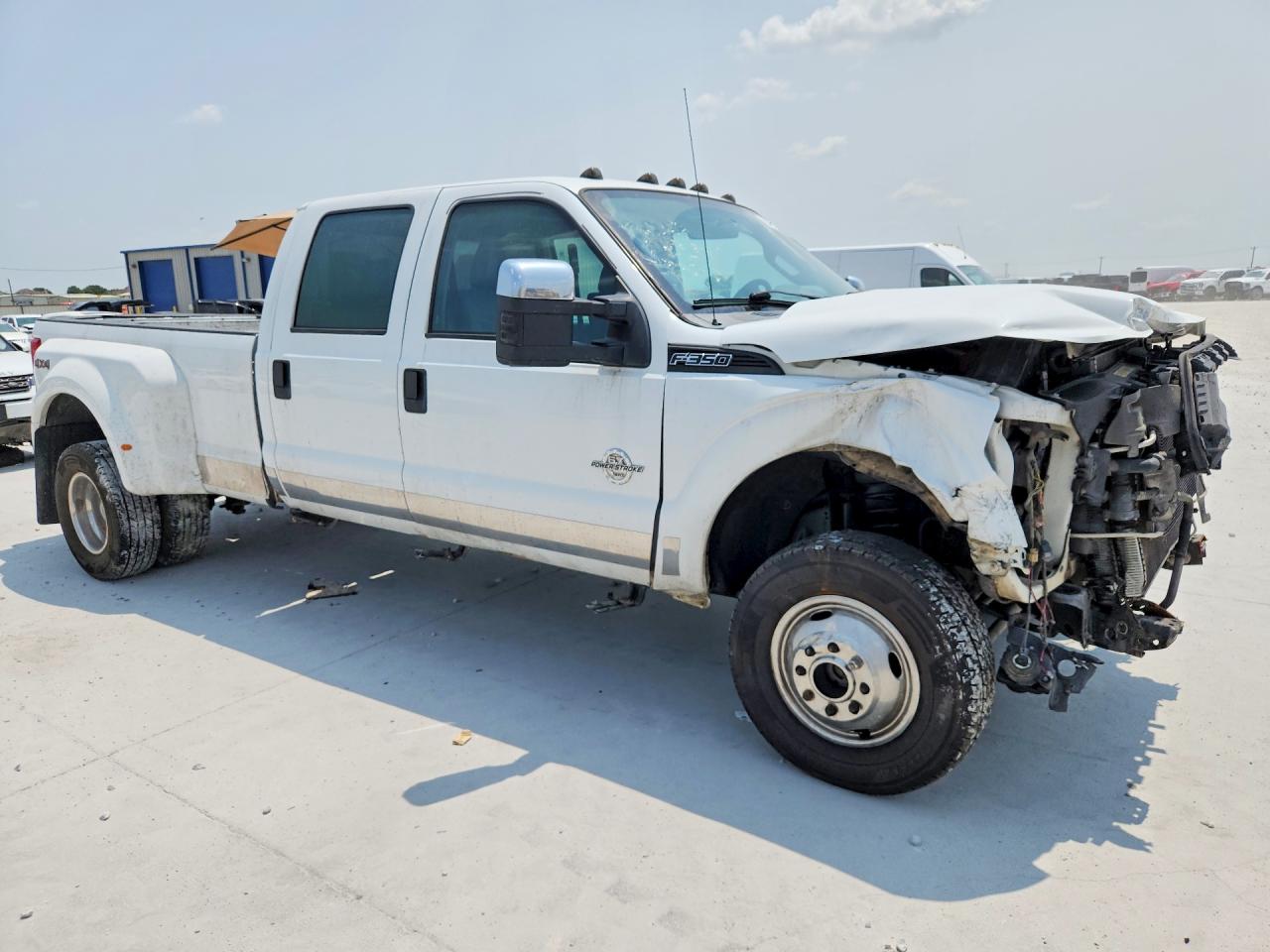 2012 Ford F350 Super Duty White vin: 1FT8W3DT1CEC85113