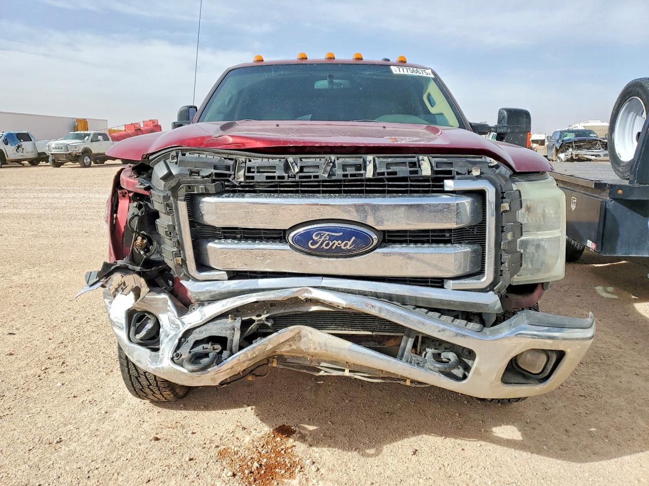 2015 Ford F350 Super Duty Maroon vin: 1FT8W3DT7FEC88070
