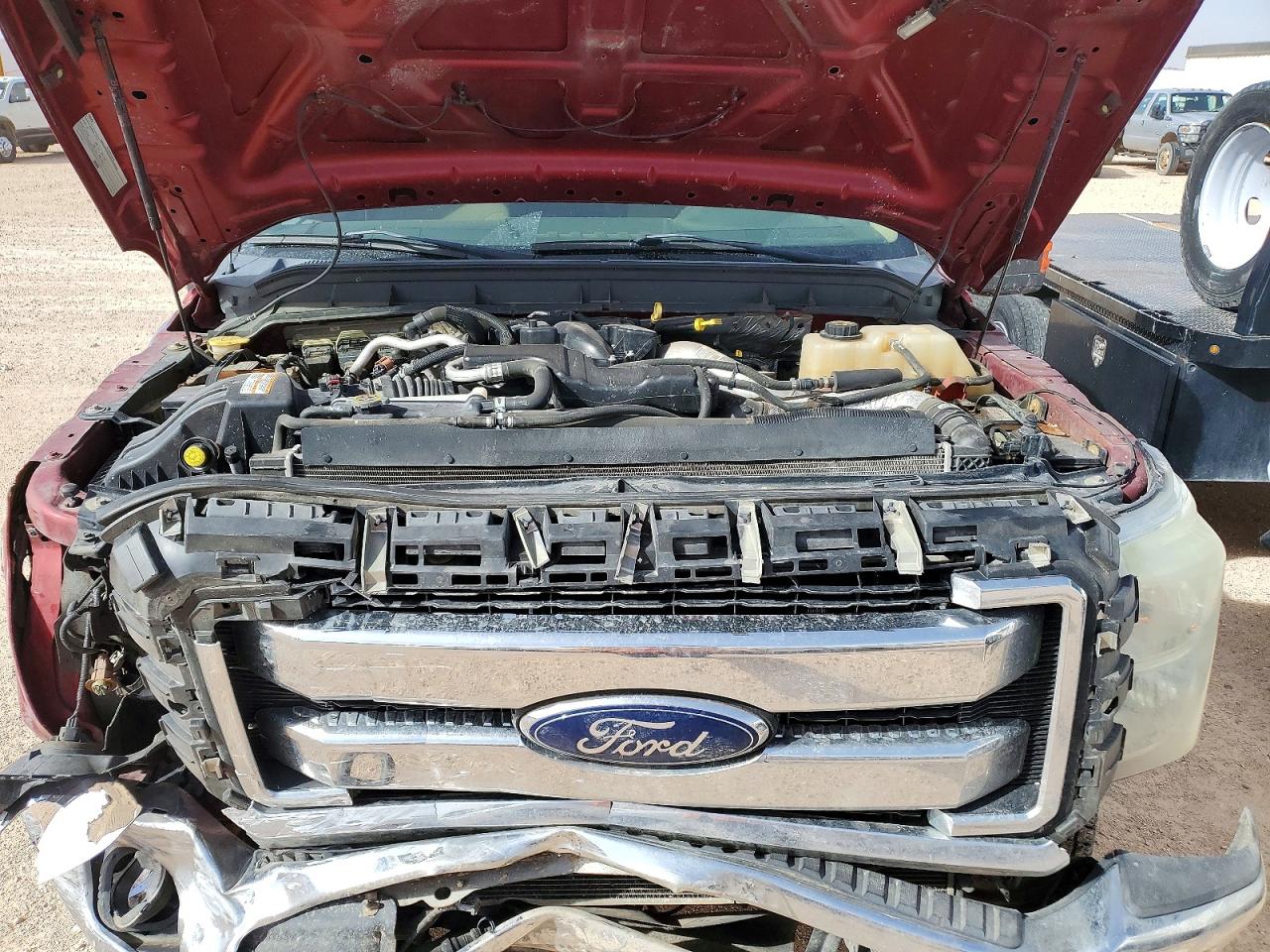 2015 Ford F350 Super Duty Maroon vin: 1FT8W3DT7FEC88070
