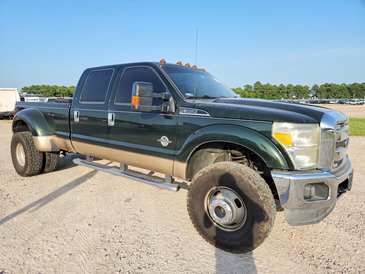 2012 Ford F350 Super Duty Green vin: 1FT8W3DT8CEB57841