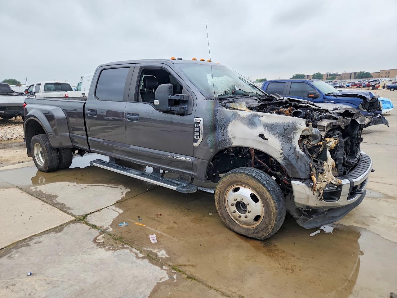 2018 Ford F350 Super Duty Серый vin: 1FT8W3DTXJEC89965