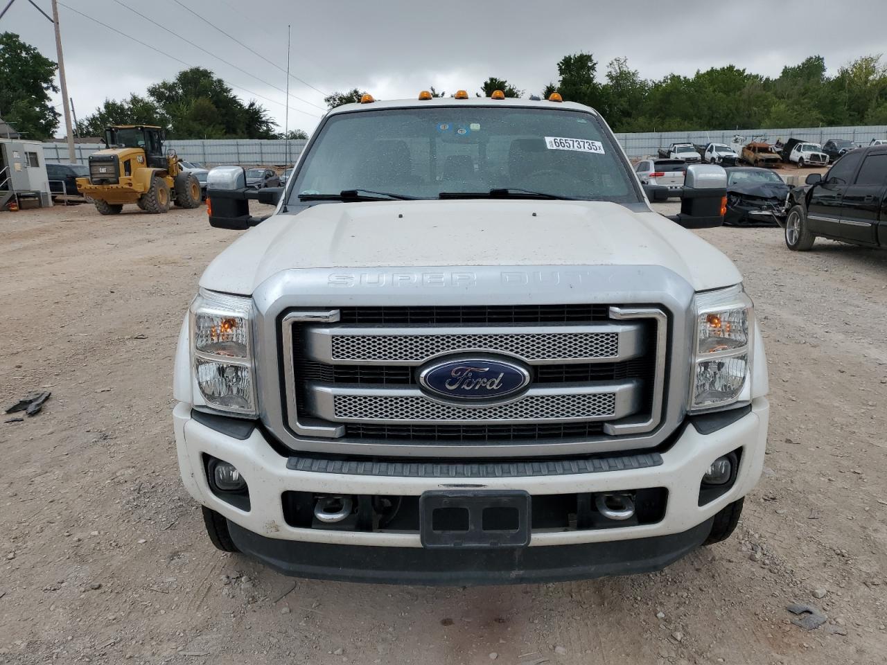 2015 Ford F450 Super Duty White vin: 1FT8W4DT1FED65747