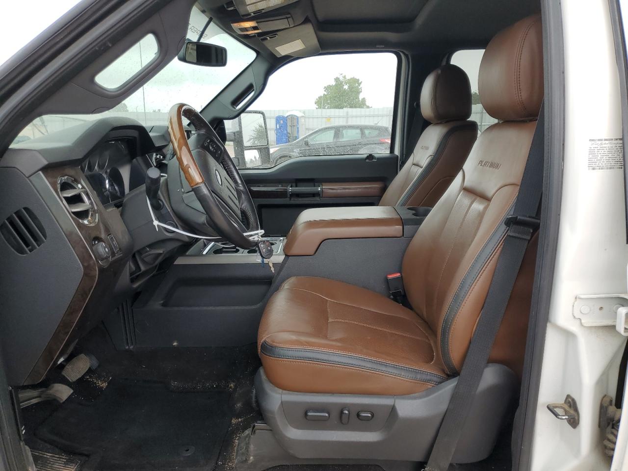 2015 Ford F450 Super Duty White vin: 1FT8W4DT1FED65747