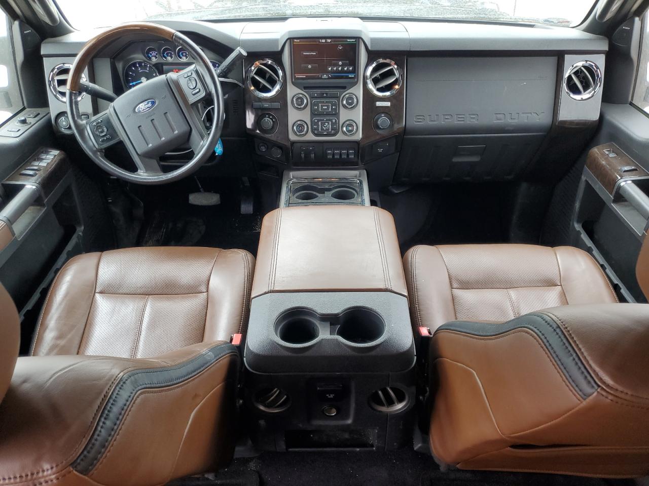 2015 Ford F450 Super Duty White vin: 1FT8W4DT1FED65747