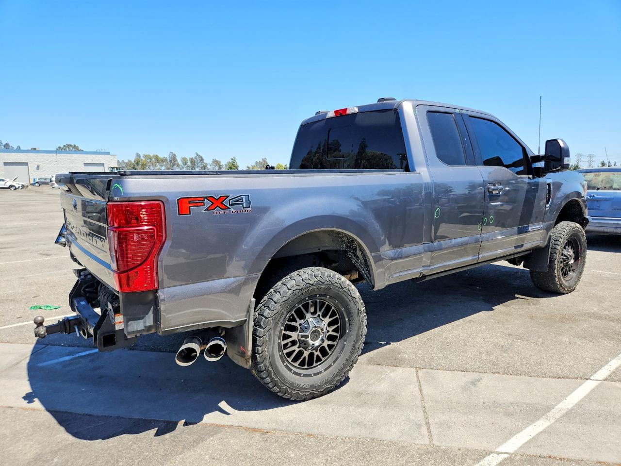 2022 Ford F250 Super Duty Gray vin: 1FT8X2BT4NEC88813