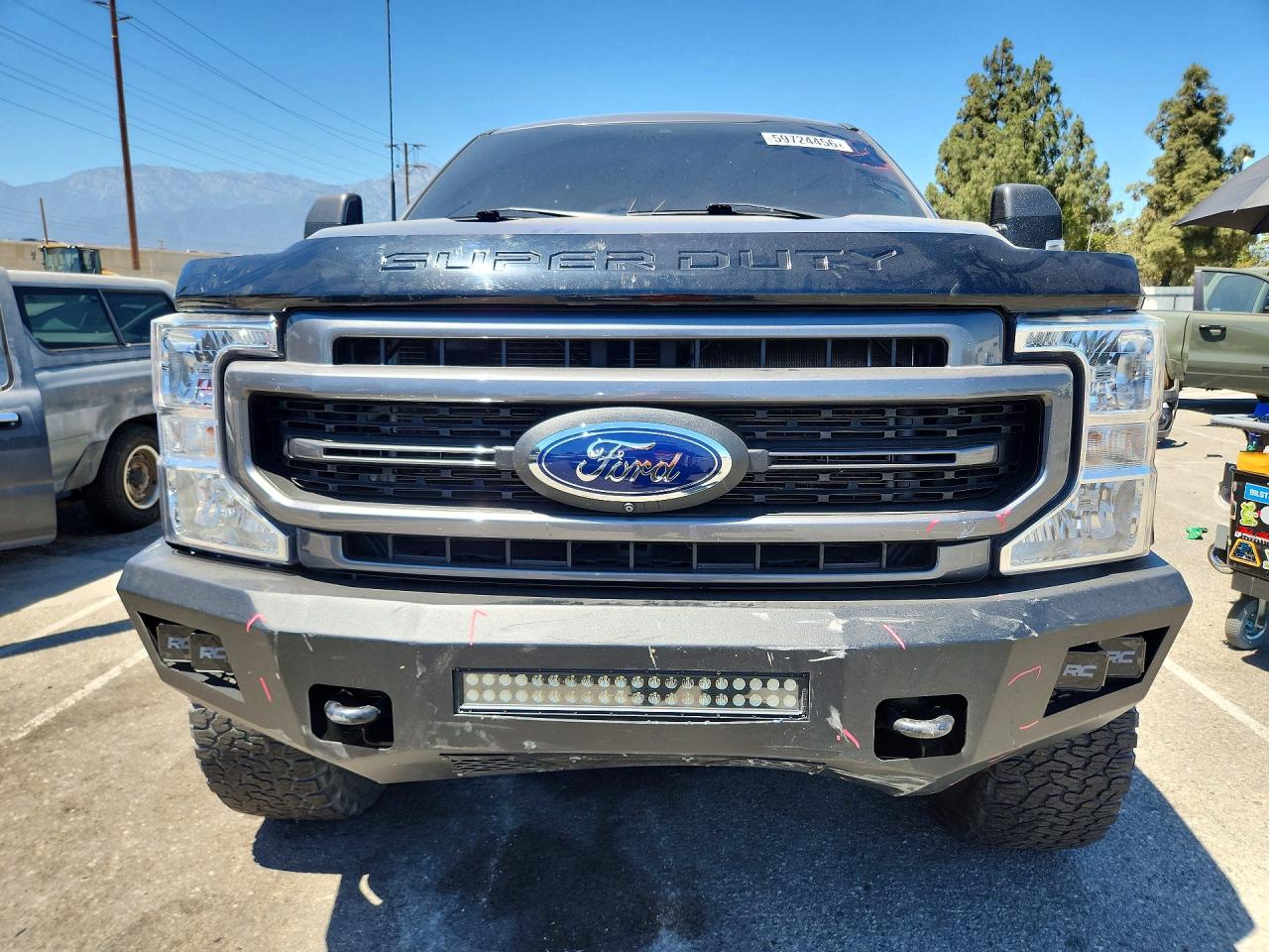 2022 Ford F250 Super Duty Gray vin: 1FT8X2BT4NEC88813