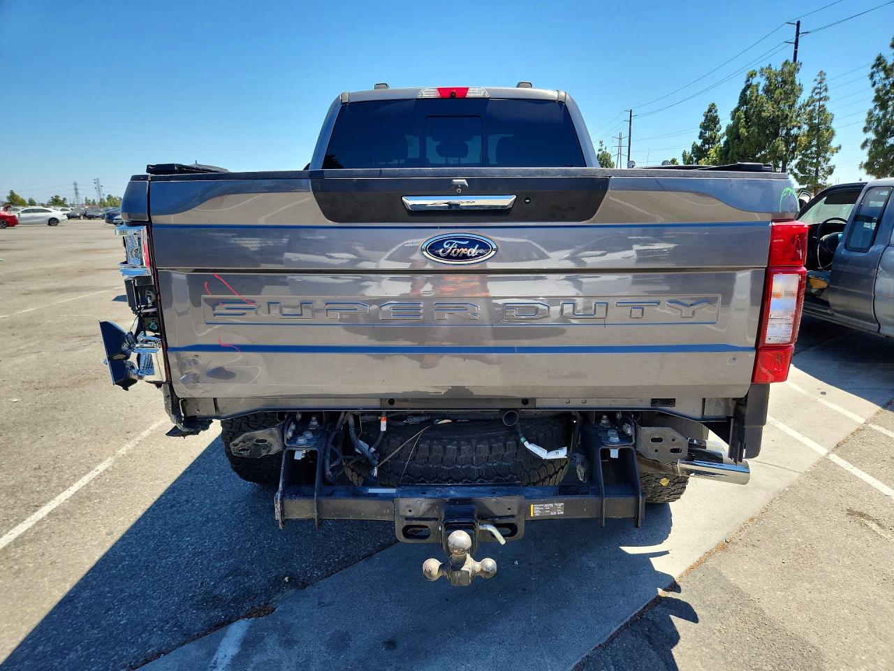 2022 Ford F250 Super Duty Gray vin: 1FT8X2BT4NEC88813