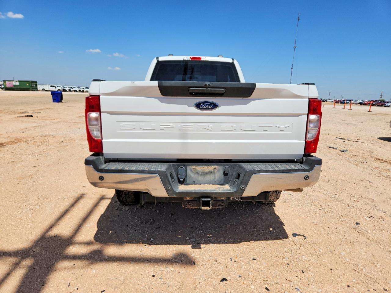 2022 Ford F250 Super Duty White vin: 1FT8X2BT9NEC37579