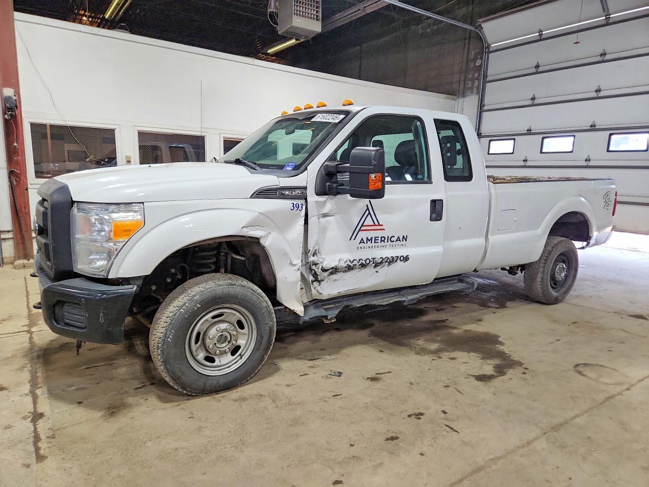 2015 Ford F350 Super Duty White vin: 1FT8X3B66FEC35712