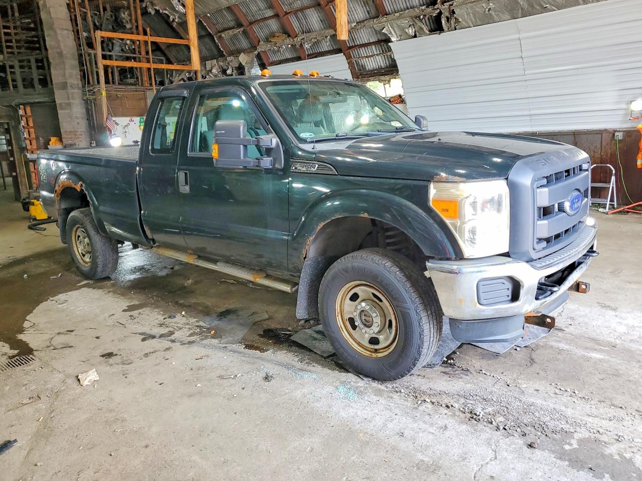 2012 Ford F350 Super Duty Green vin: 1FT8X3B68CEC90237