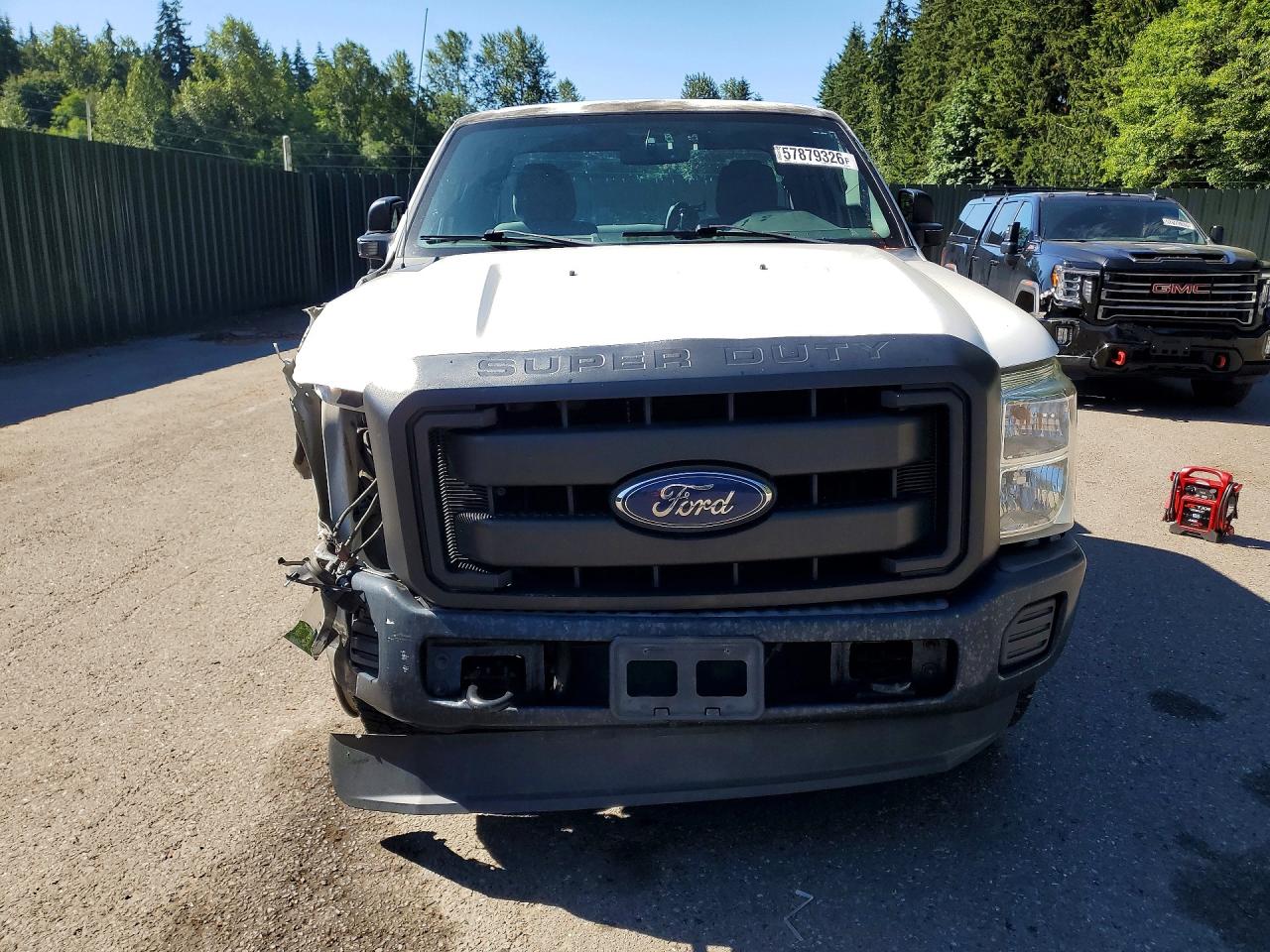 2015 Ford F350 Super Duty White vin: 1FT8X3B6XFEB27092