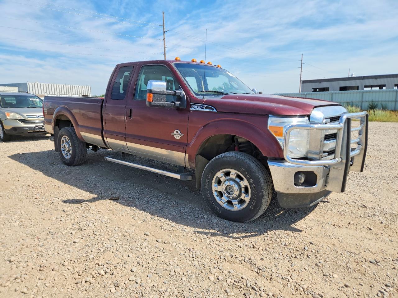 2012 Ford F350 Super Duty Burgundy vin: 1FT8X3BT1CEB30559