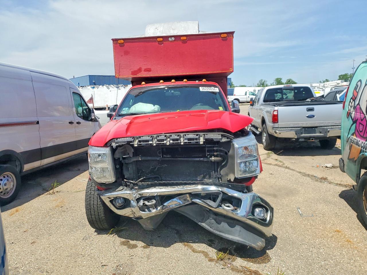 2012 Ford F350 Super Duty Red vin: 1FT8X3BT4CEB36470