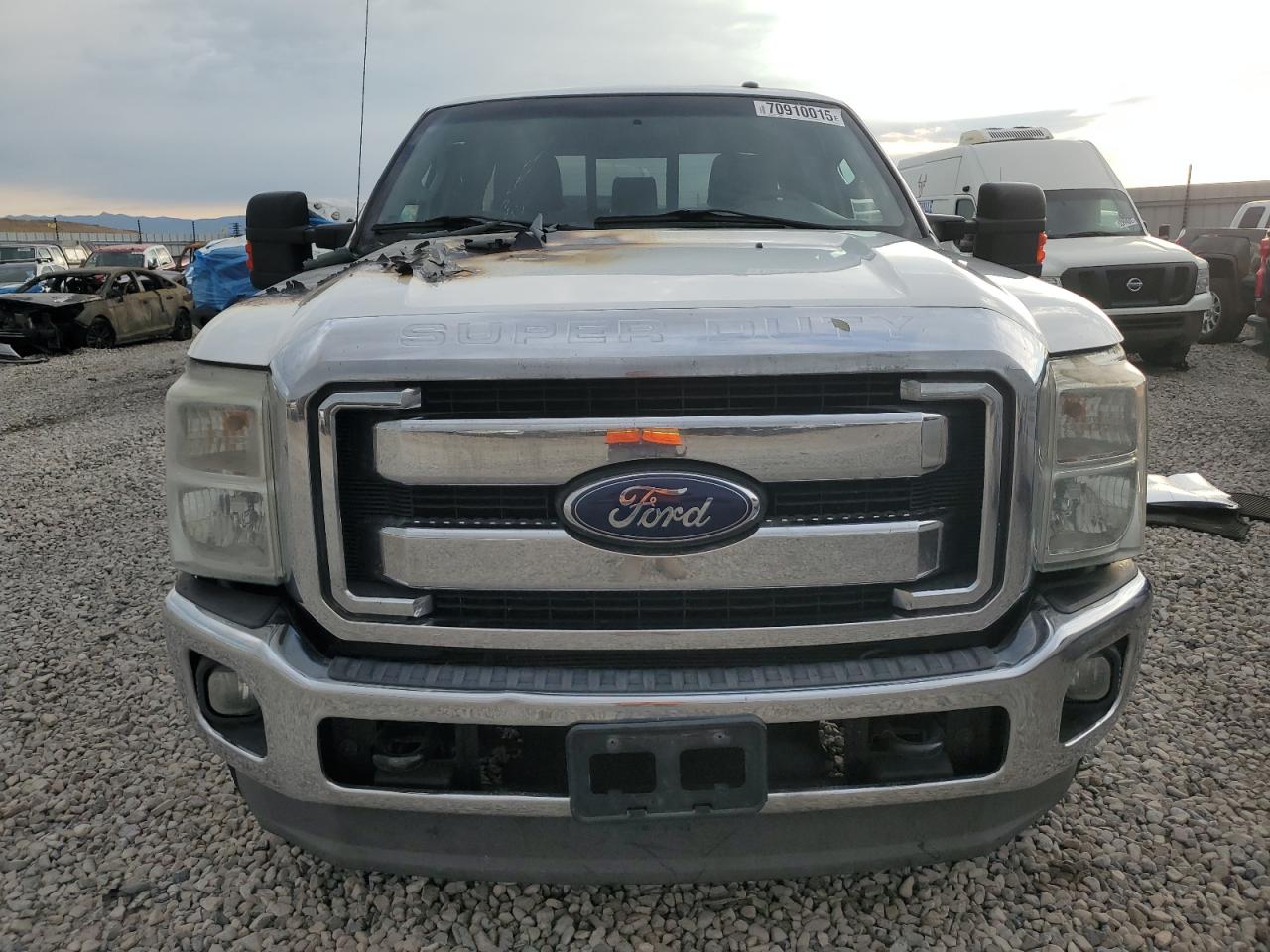 2013 Ford F350 Super Duty White vin: 1FT8X3BT4DEA34961