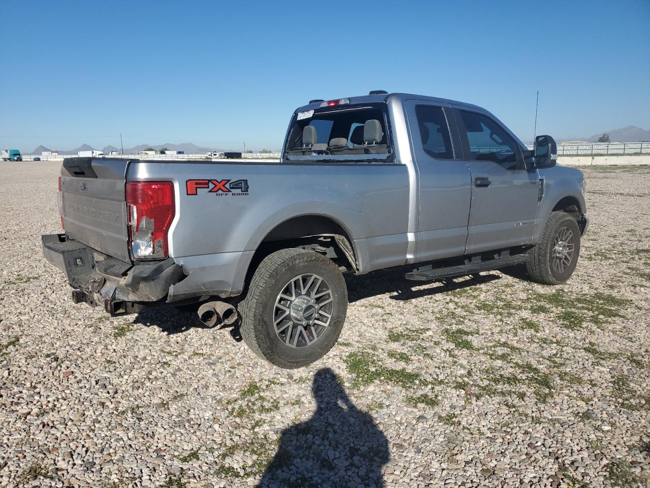 2022 Ford F350 Super Duty Silver vin: 1FT8X3BT9NEC11893