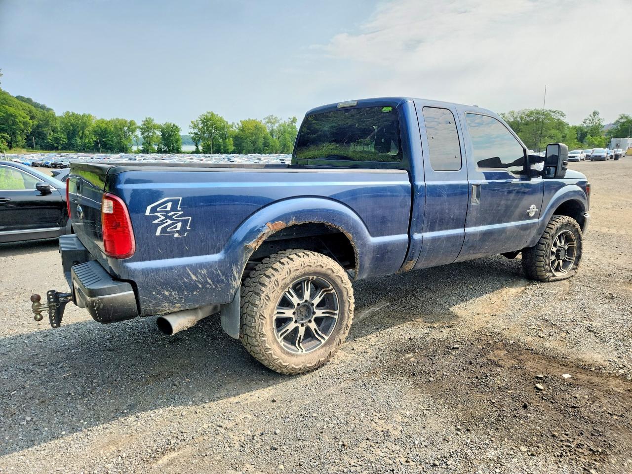 2014 Ford F350 Super Duty Blue vin: 1FT8X3BTXEEB38937