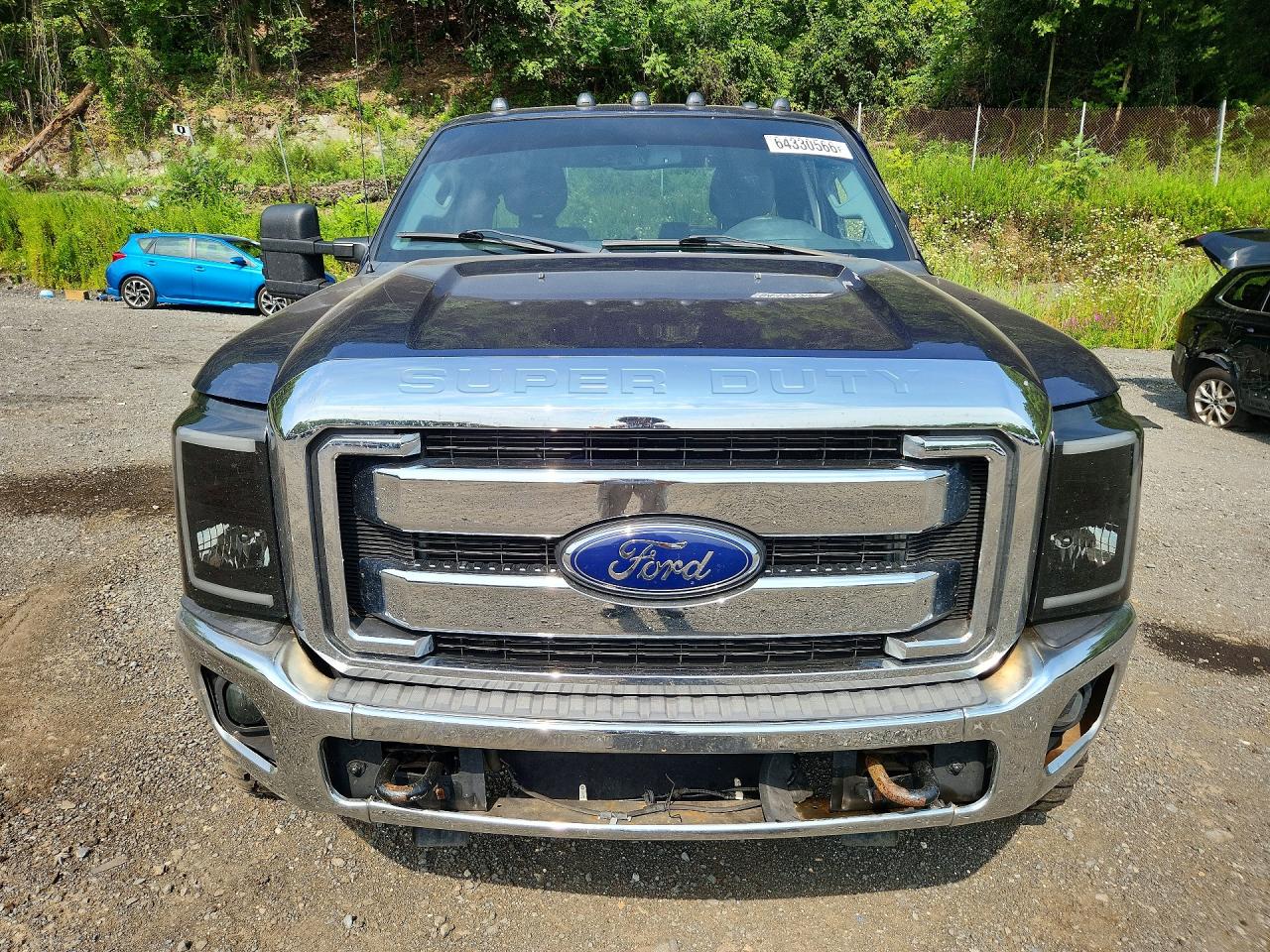 2014 Ford F350 Super Duty Blue vin: 1FT8X3BTXEEB38937