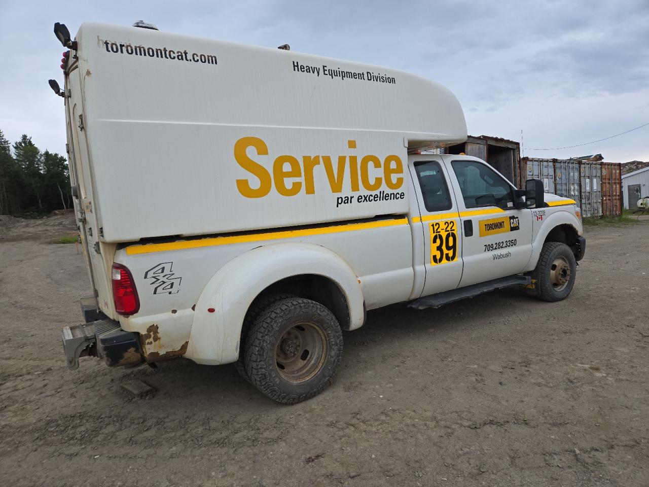 2012 Ford F350 Super Duty White vin: 1FT8X3D66CEB11433 Damage: Right Bed Side, Rust, > 12 Inches