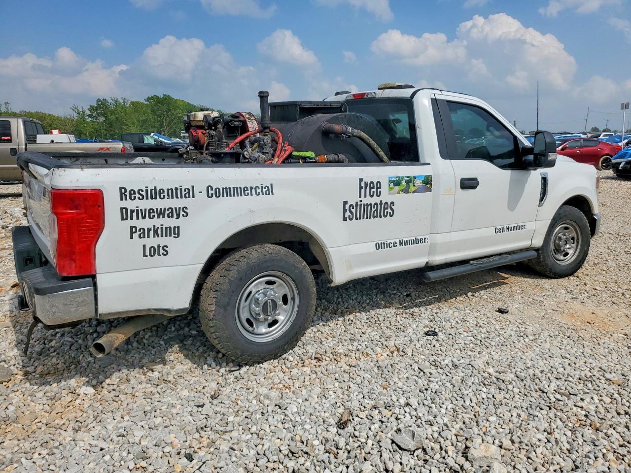 2022 Ford F250 Super Duty White vin: 1FTBF2A60NED52608