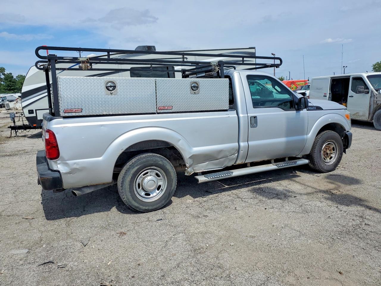 2012 Ford F250 Super Duty Silver vin: 1FTBF2A61CEC99561