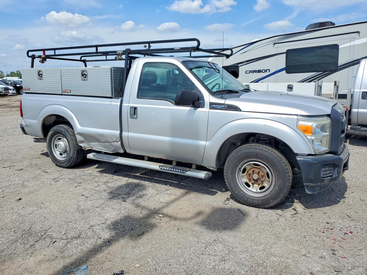 2012 Ford F250 Super Duty Silver vin: 1FTBF2A61CEC99561